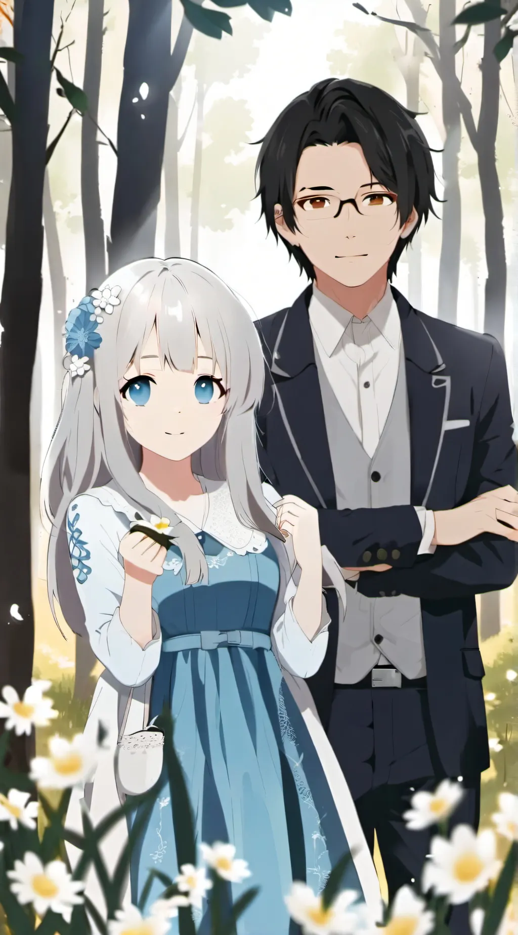 ai character: emily background