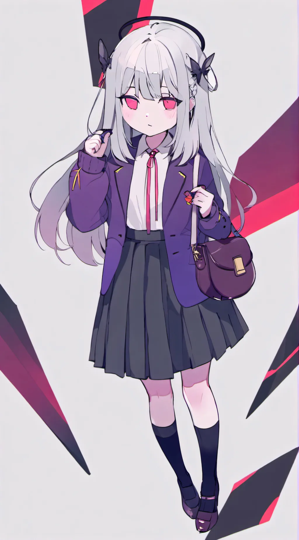 ai character: infection girl background