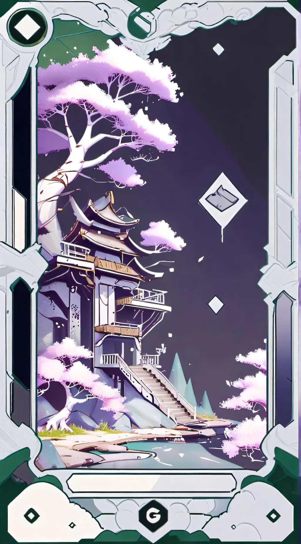 ai character: melon playground background