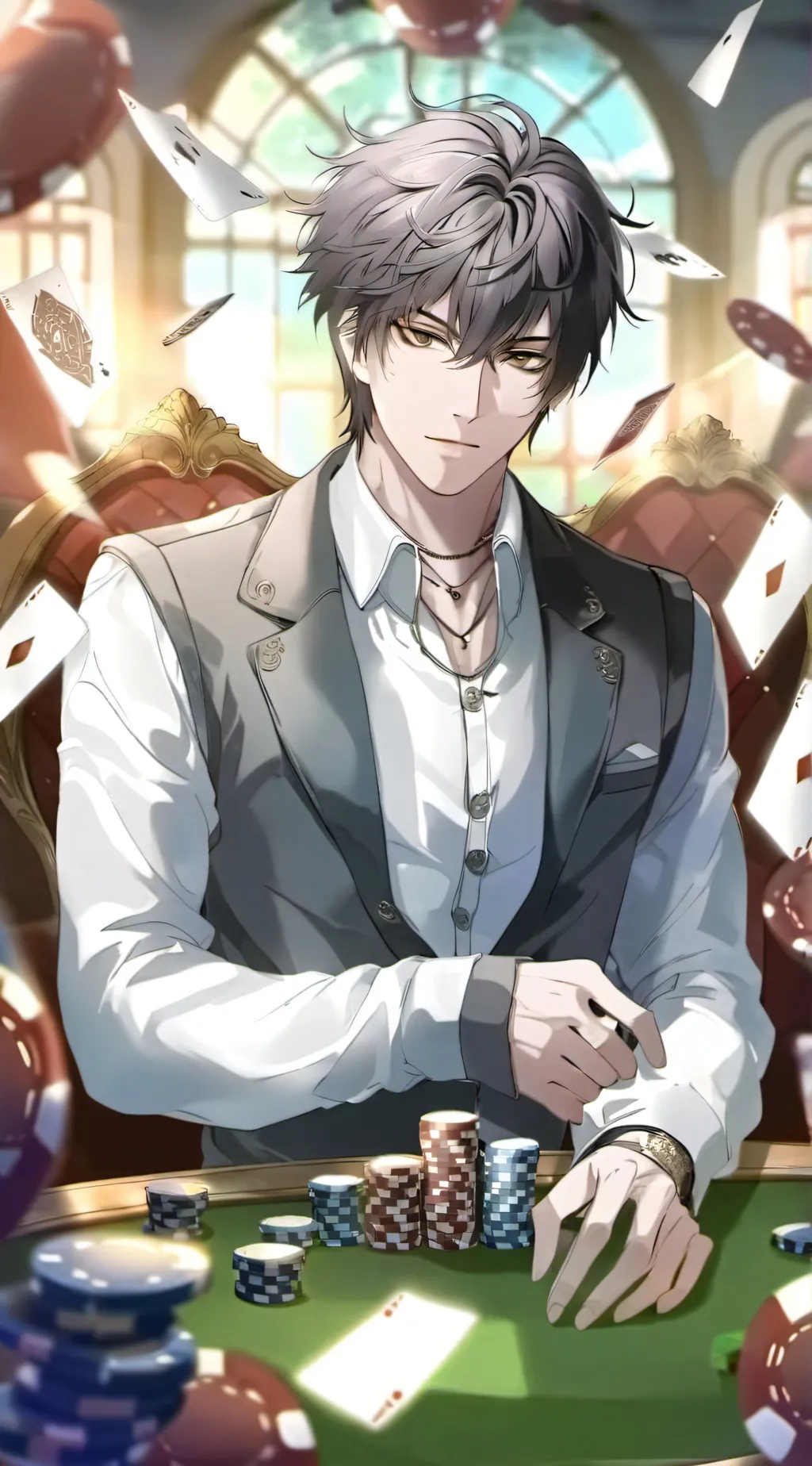 ai character: Adam background