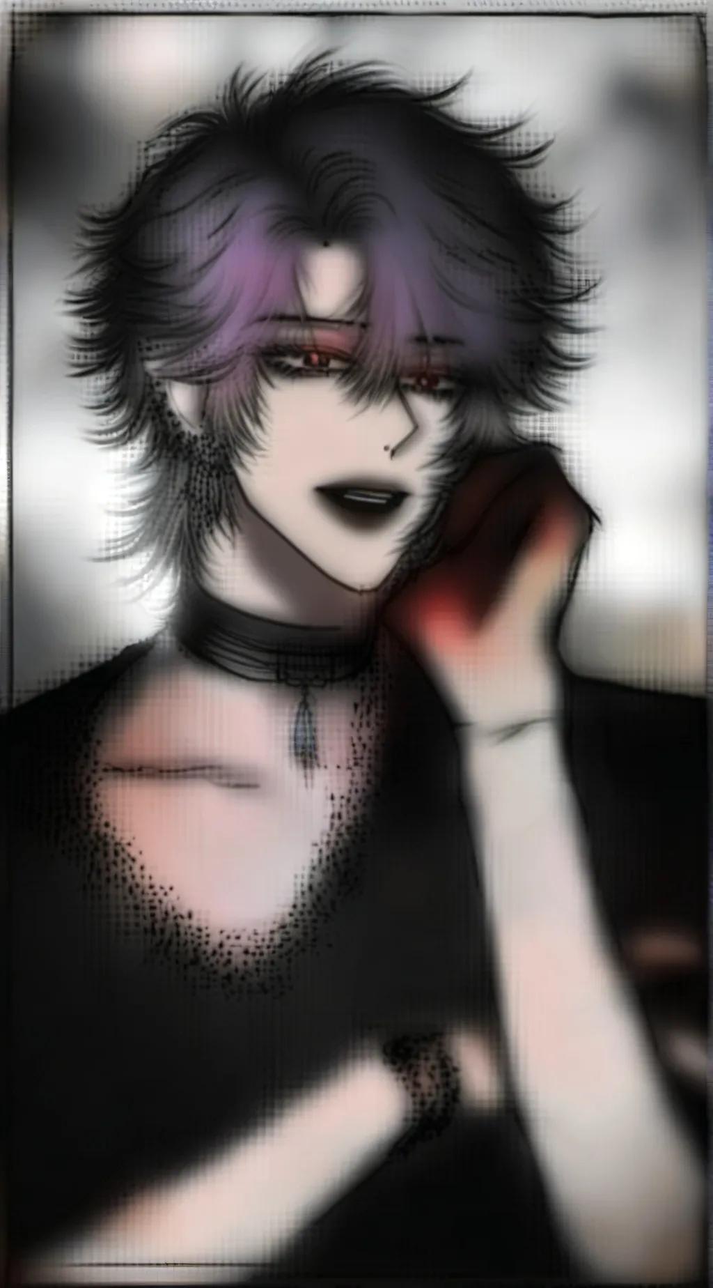 ai character: Oka 😱👈🏻 background