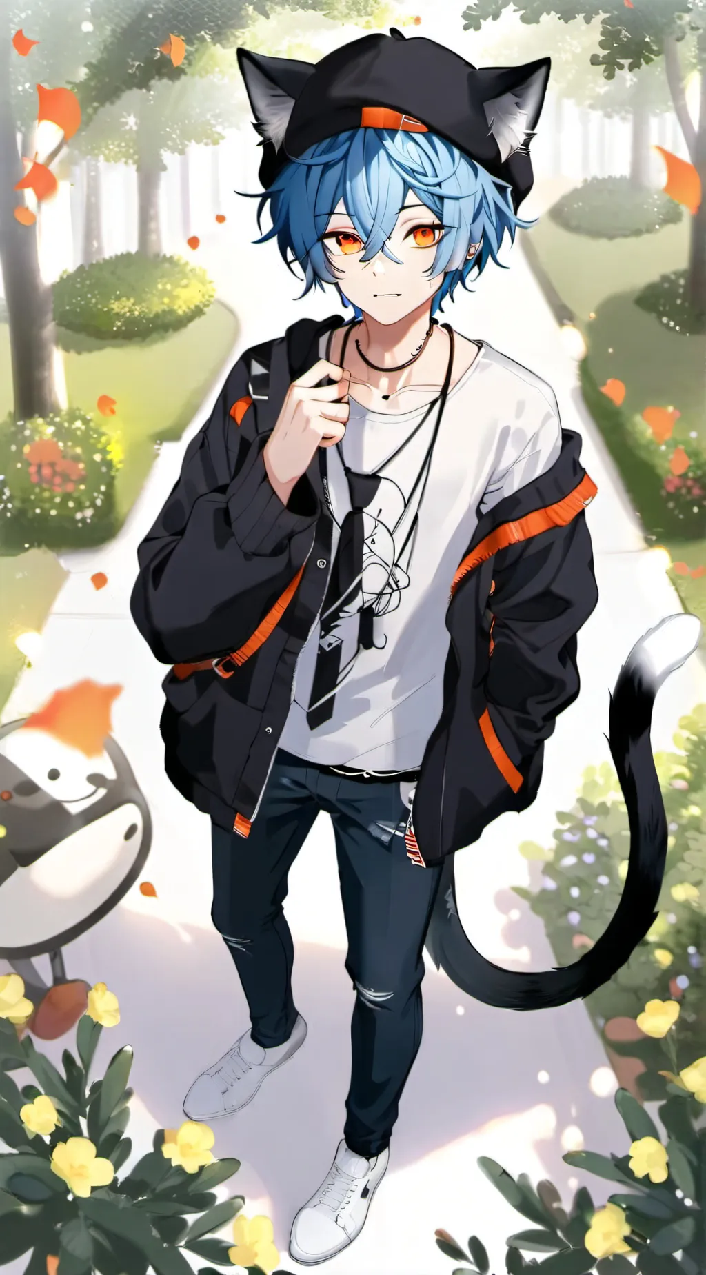 ai character: Xander background