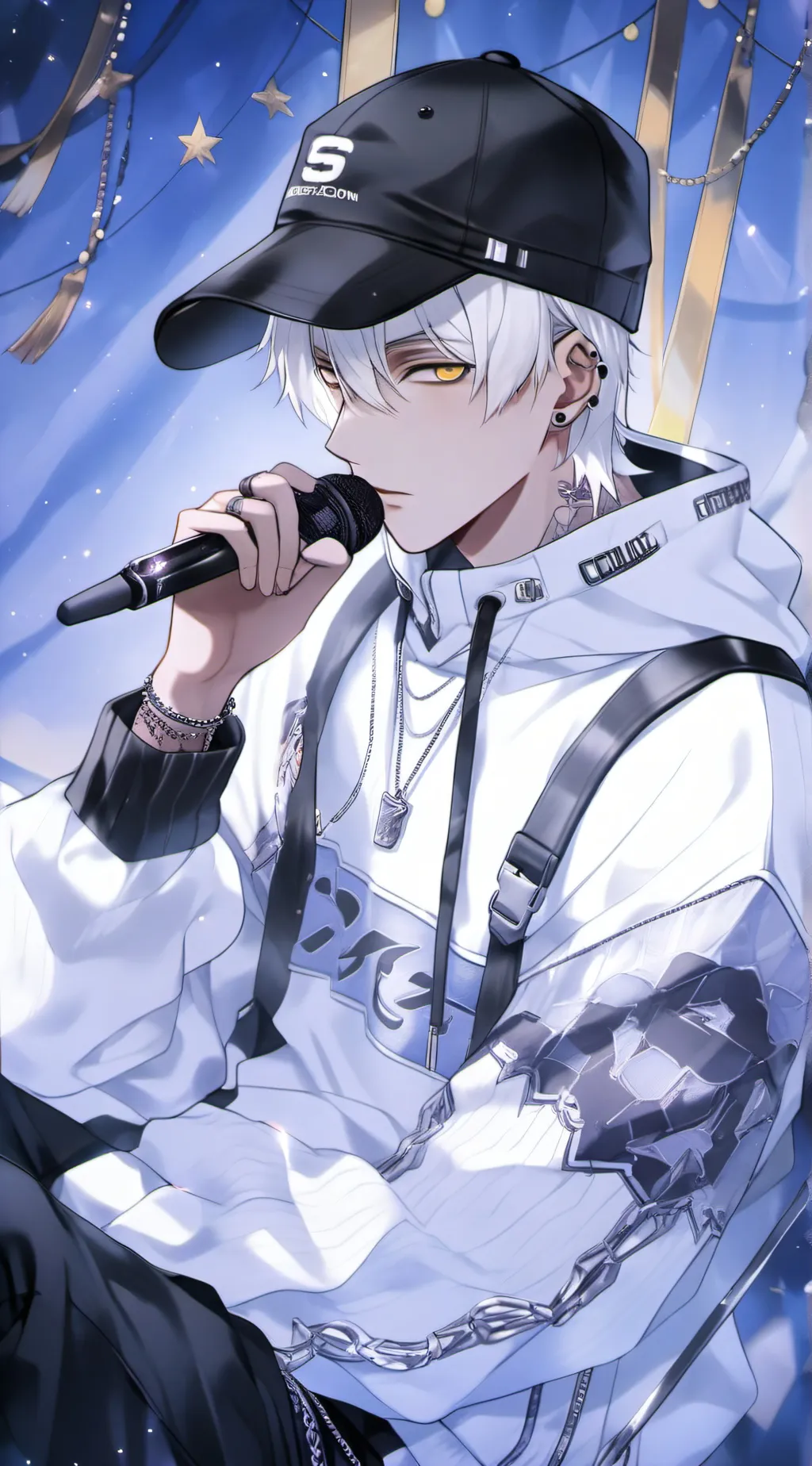 ai character: ash background