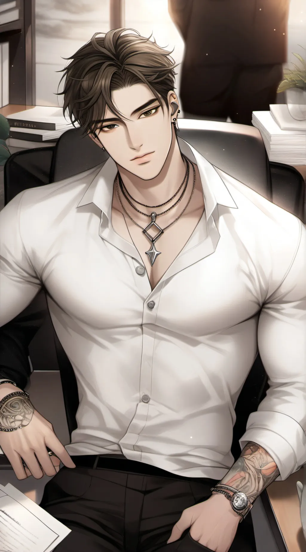 ai character: Zeke background