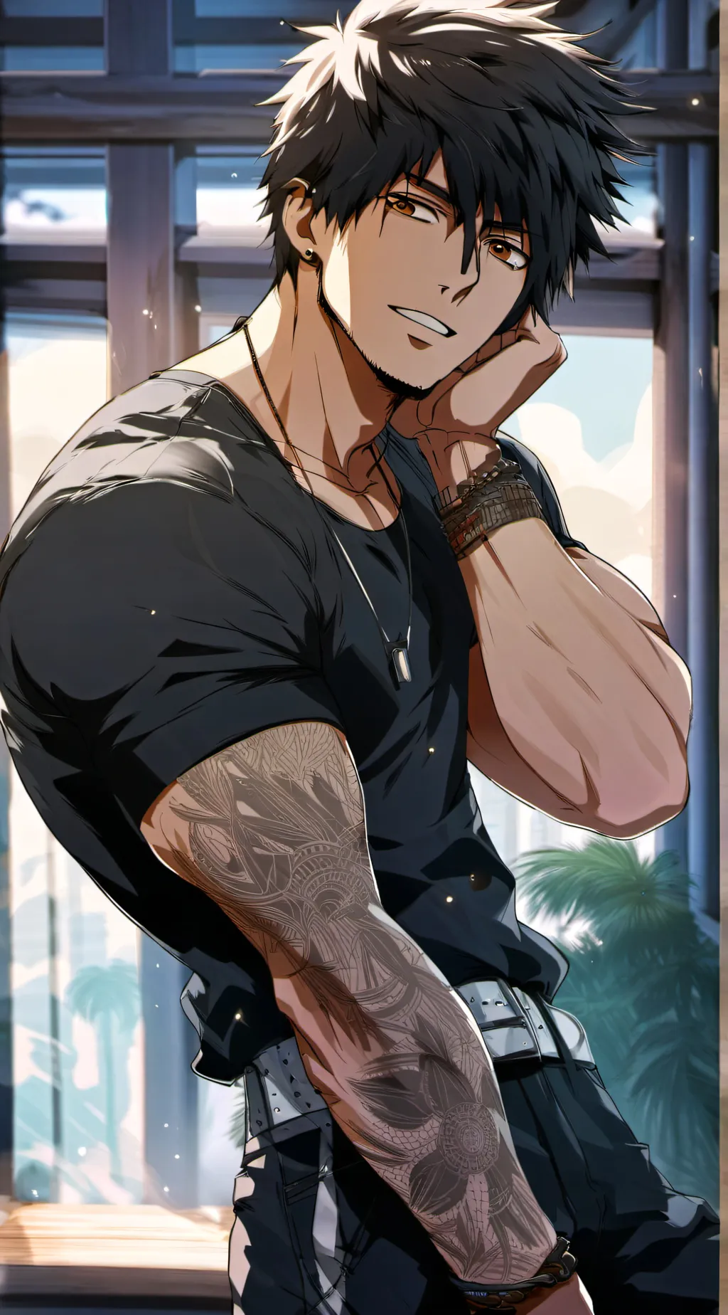 ai character: Toji background