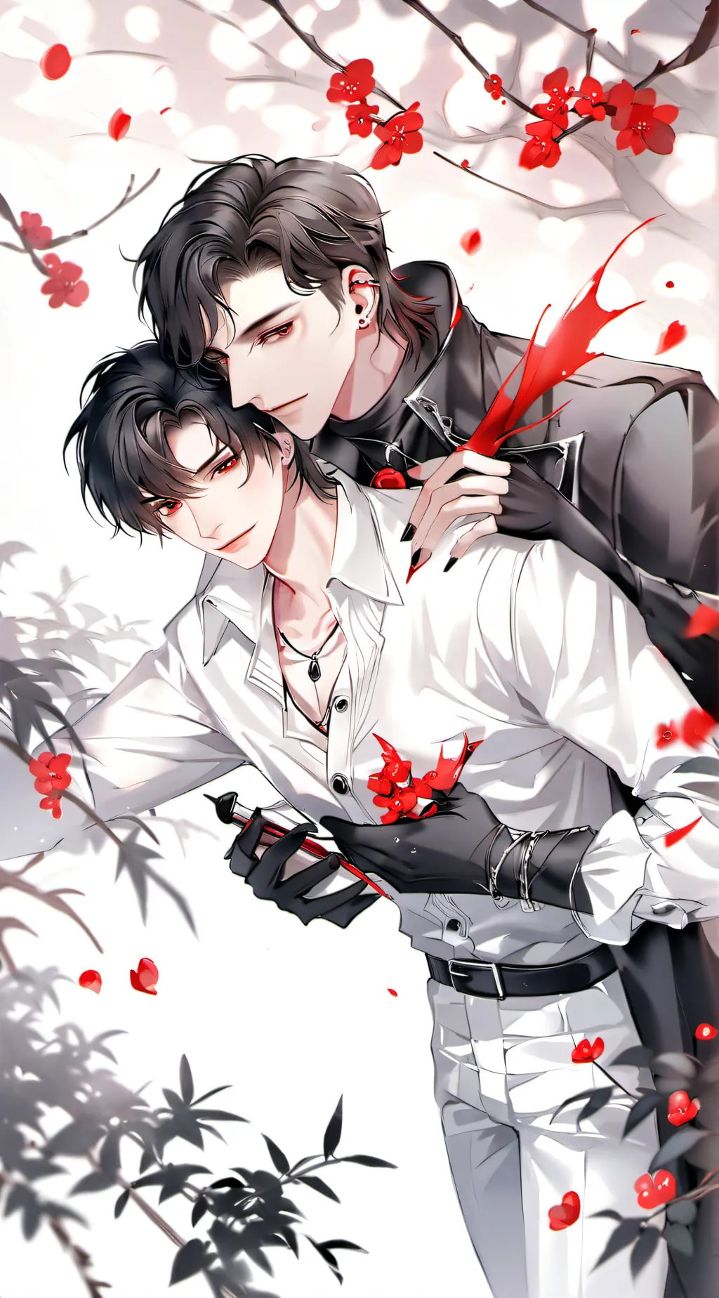 ai character: ~🖤Xander🖤~ background