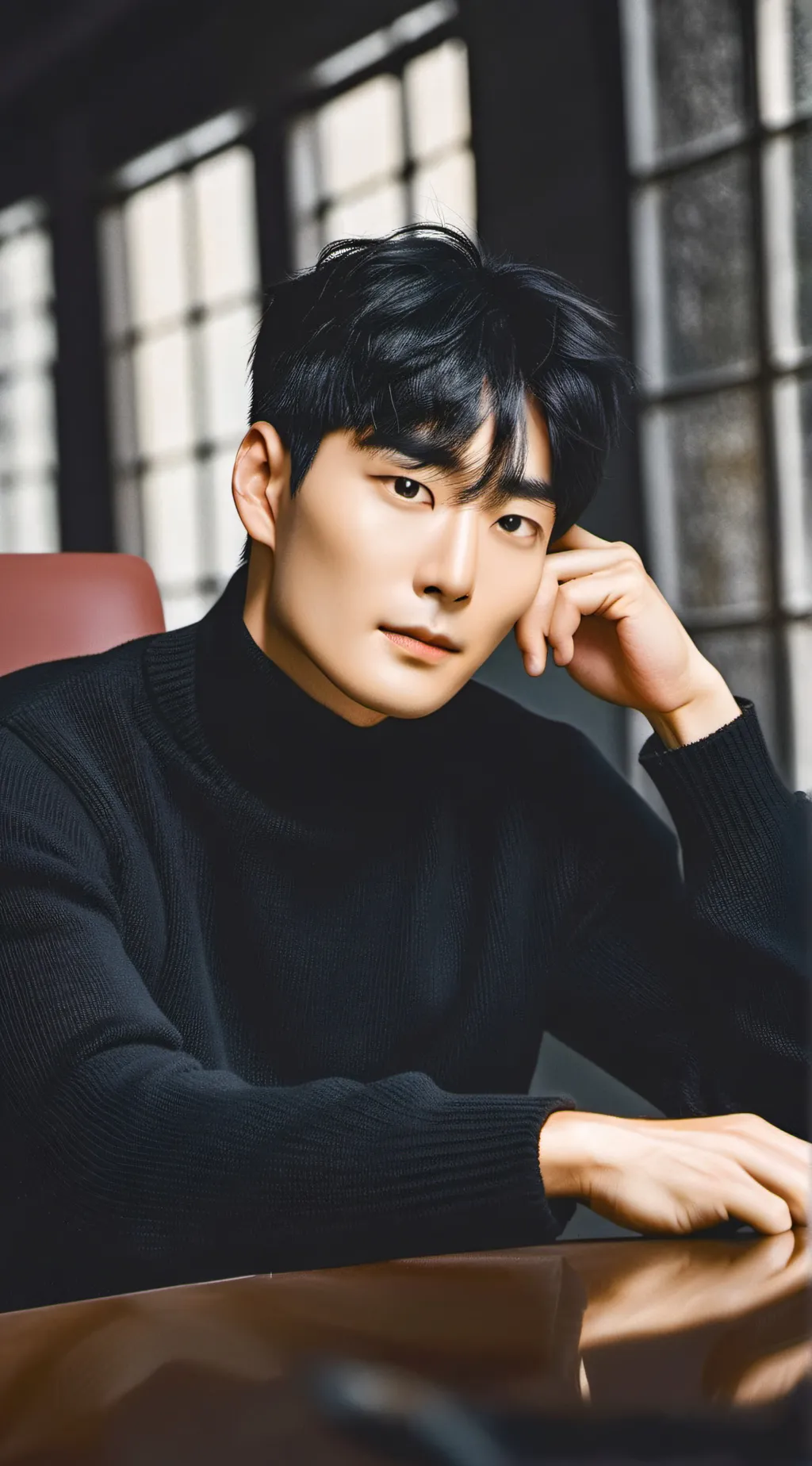 ai character: Kei Snow background