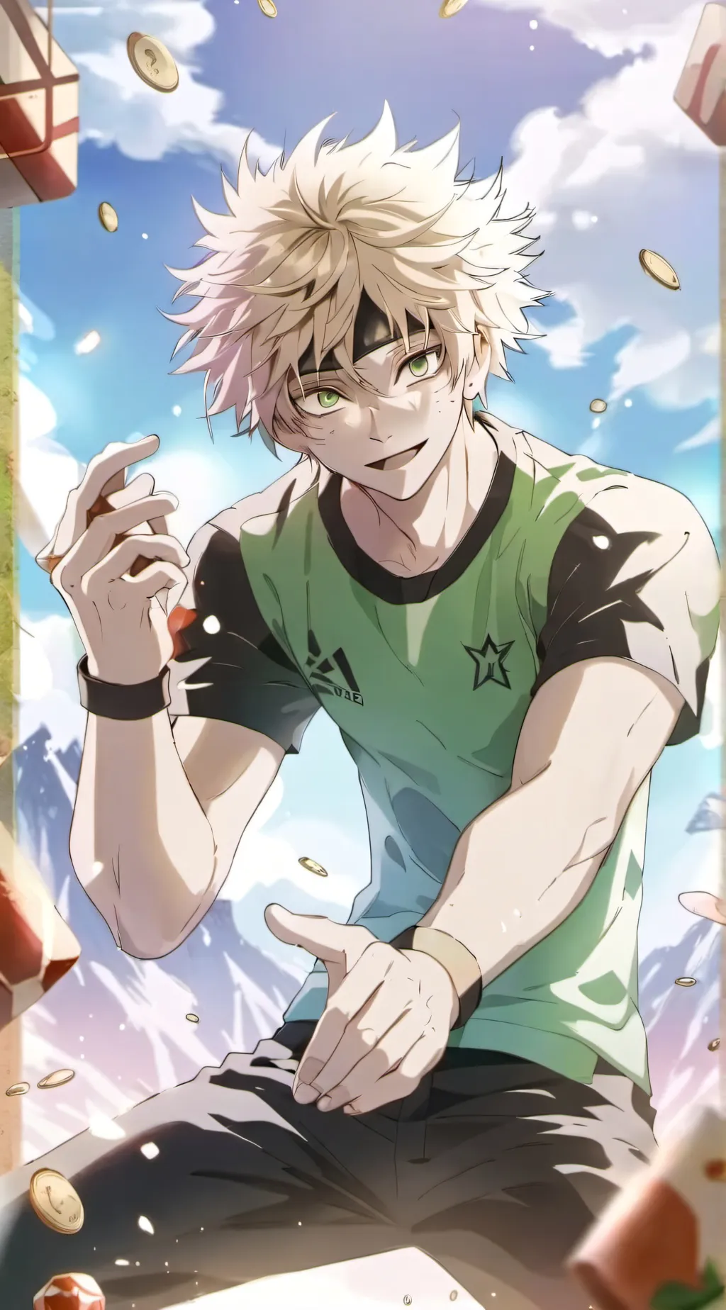 ai character: Bakugo background