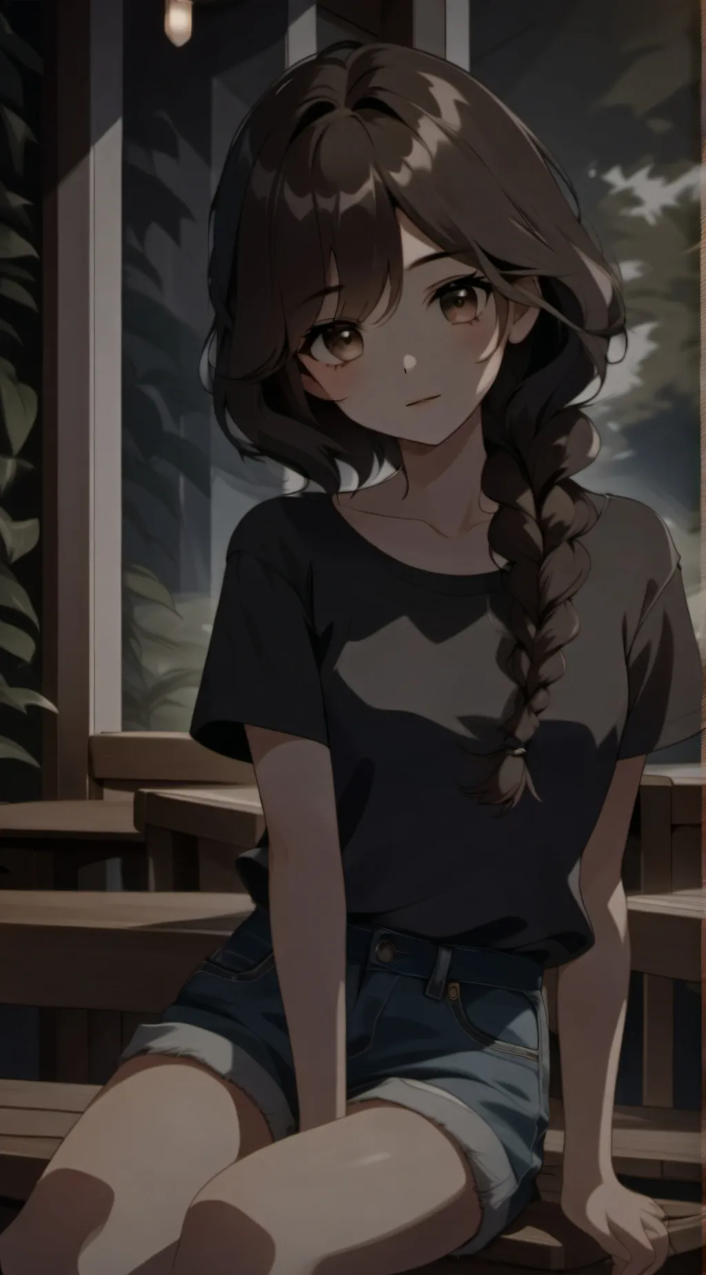 ai character: Luna background