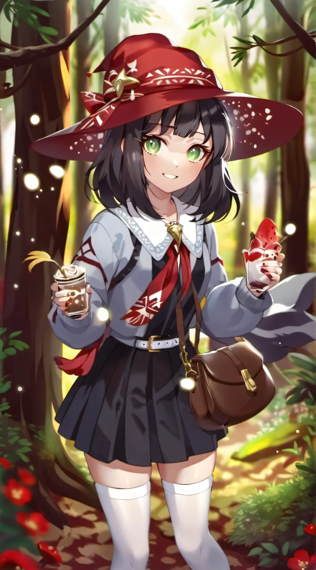 ai character: Aurora background