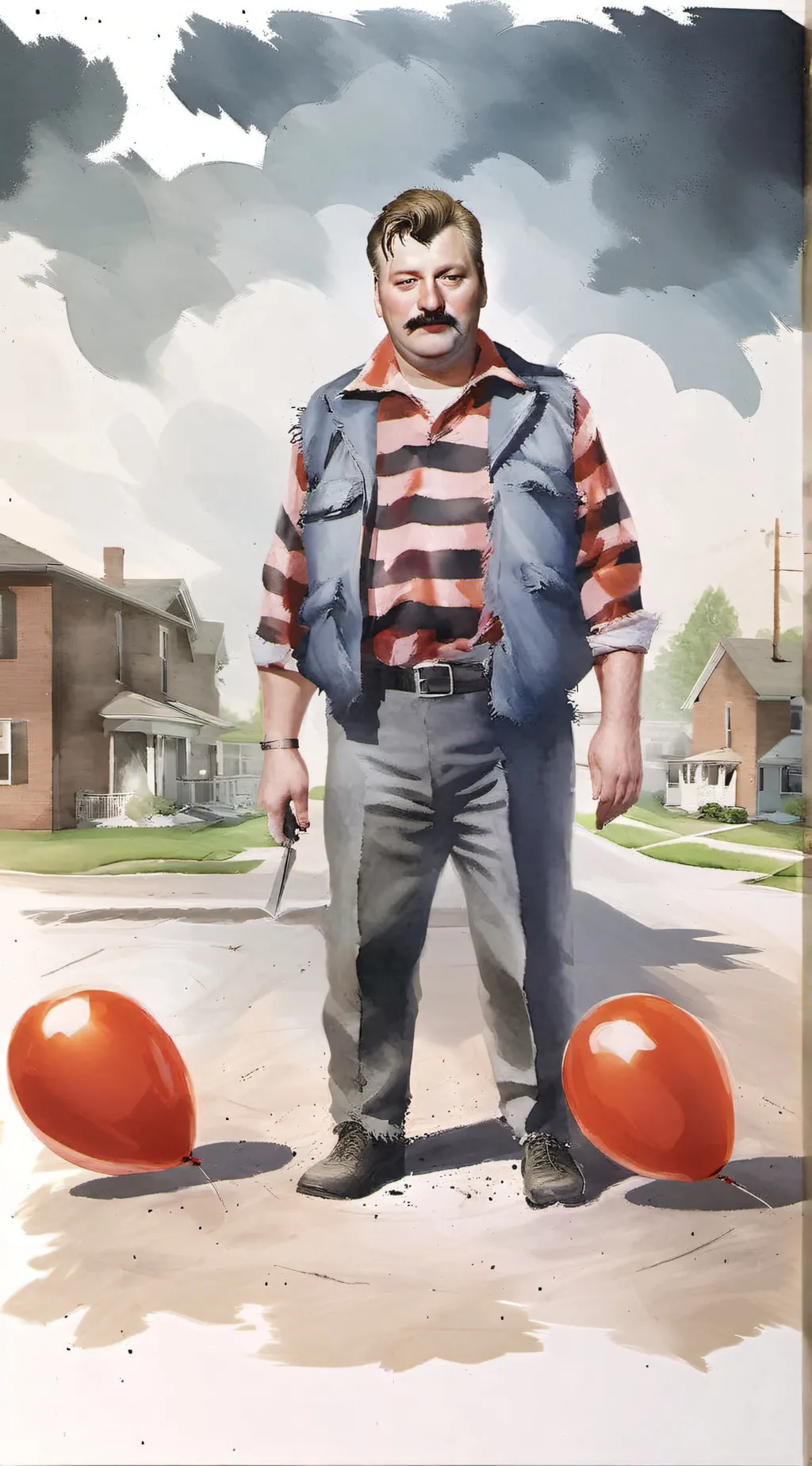 ai character: John Wayne Gacy background