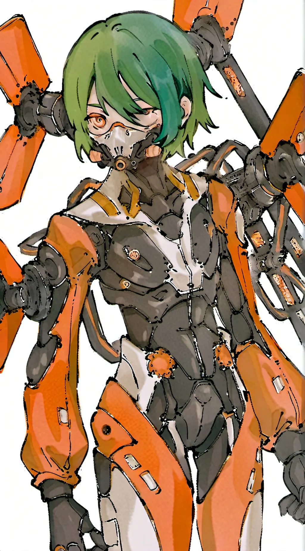 ai character: X (MD) background