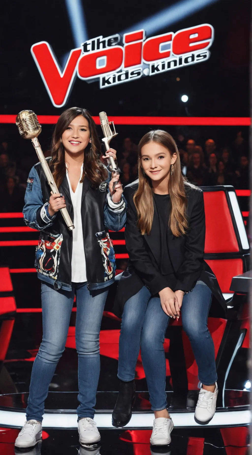 ai character: The voice kids 🇩🇪 background