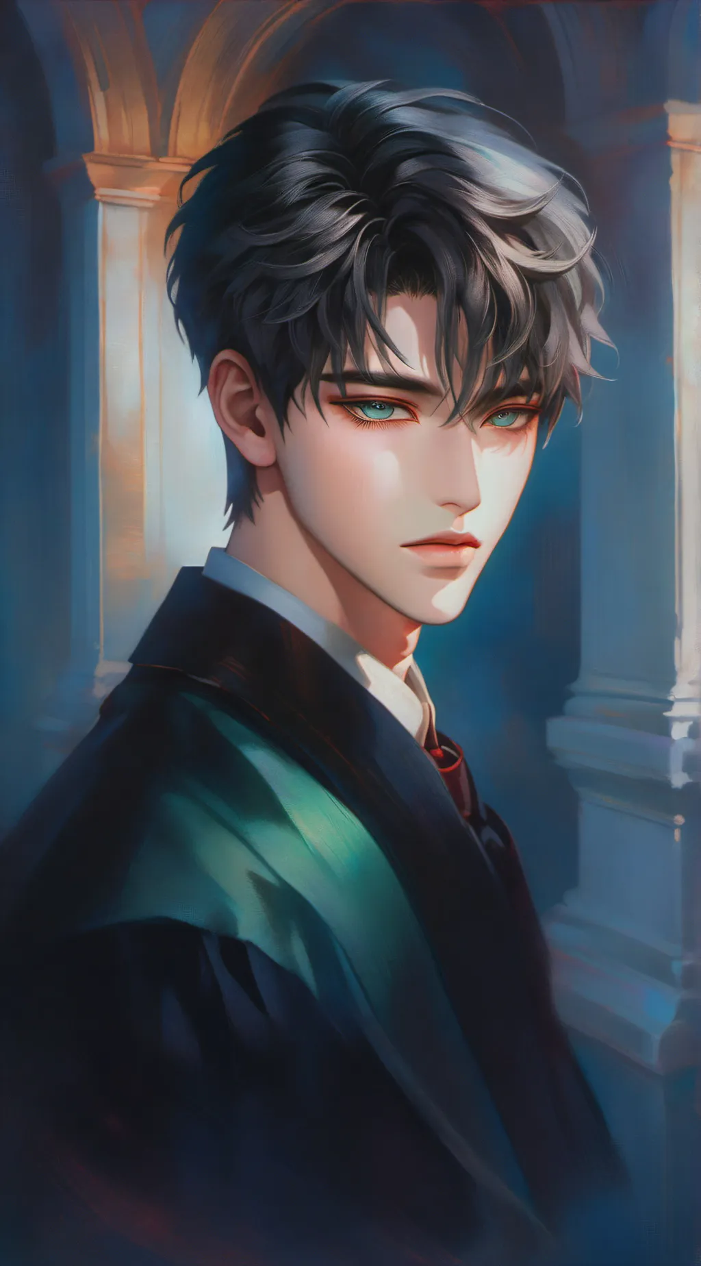 ai character: Damian background