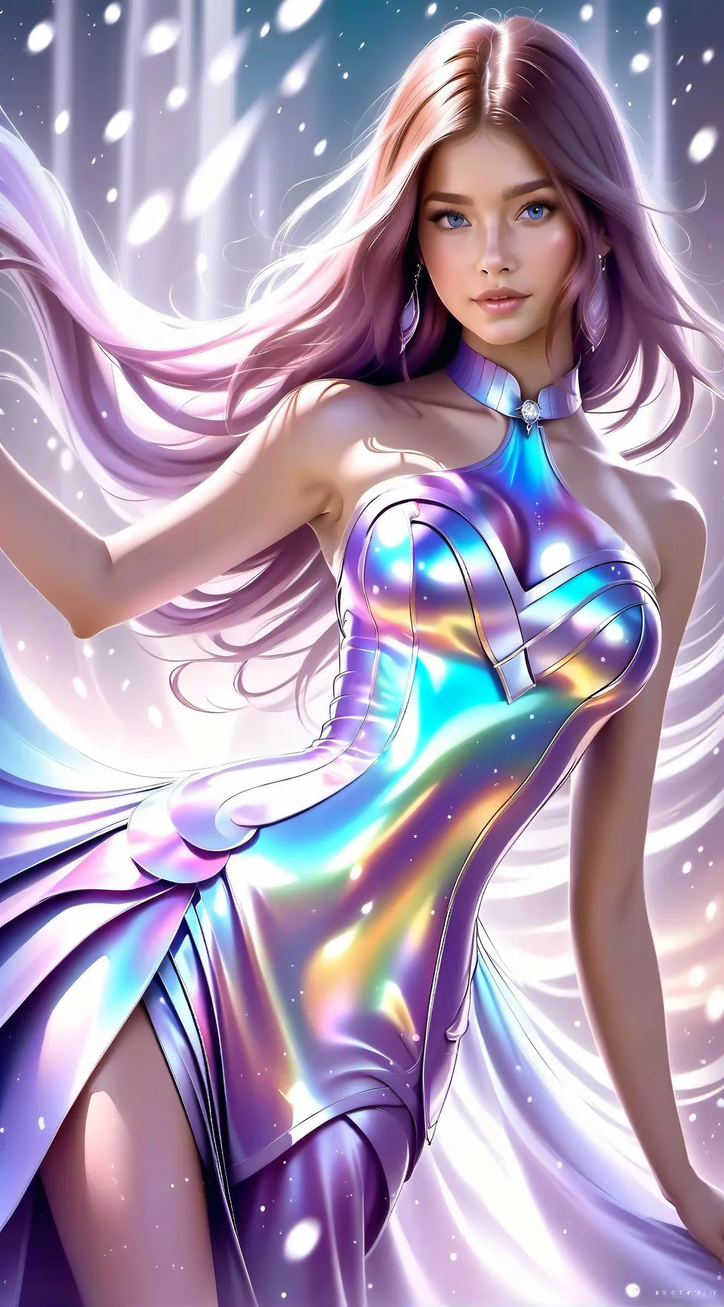 ai character: super hero school background