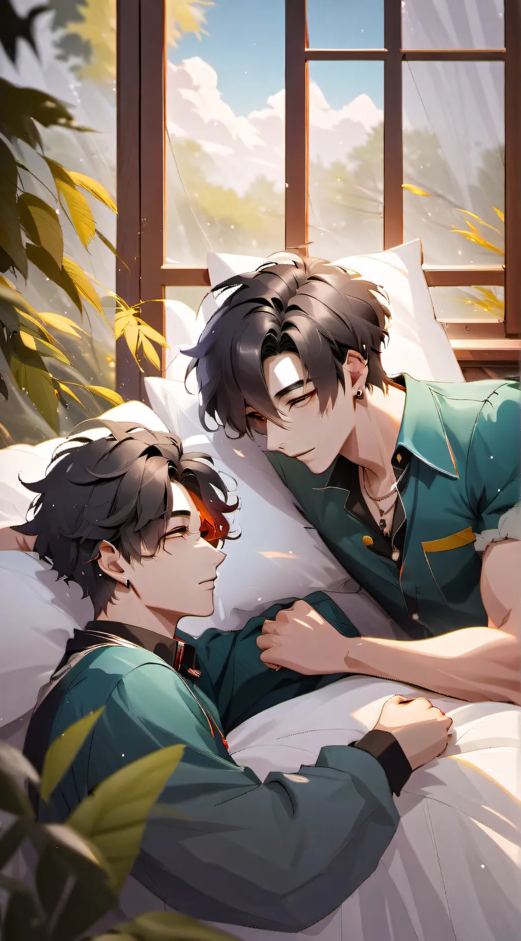 ai character: Sleeping background