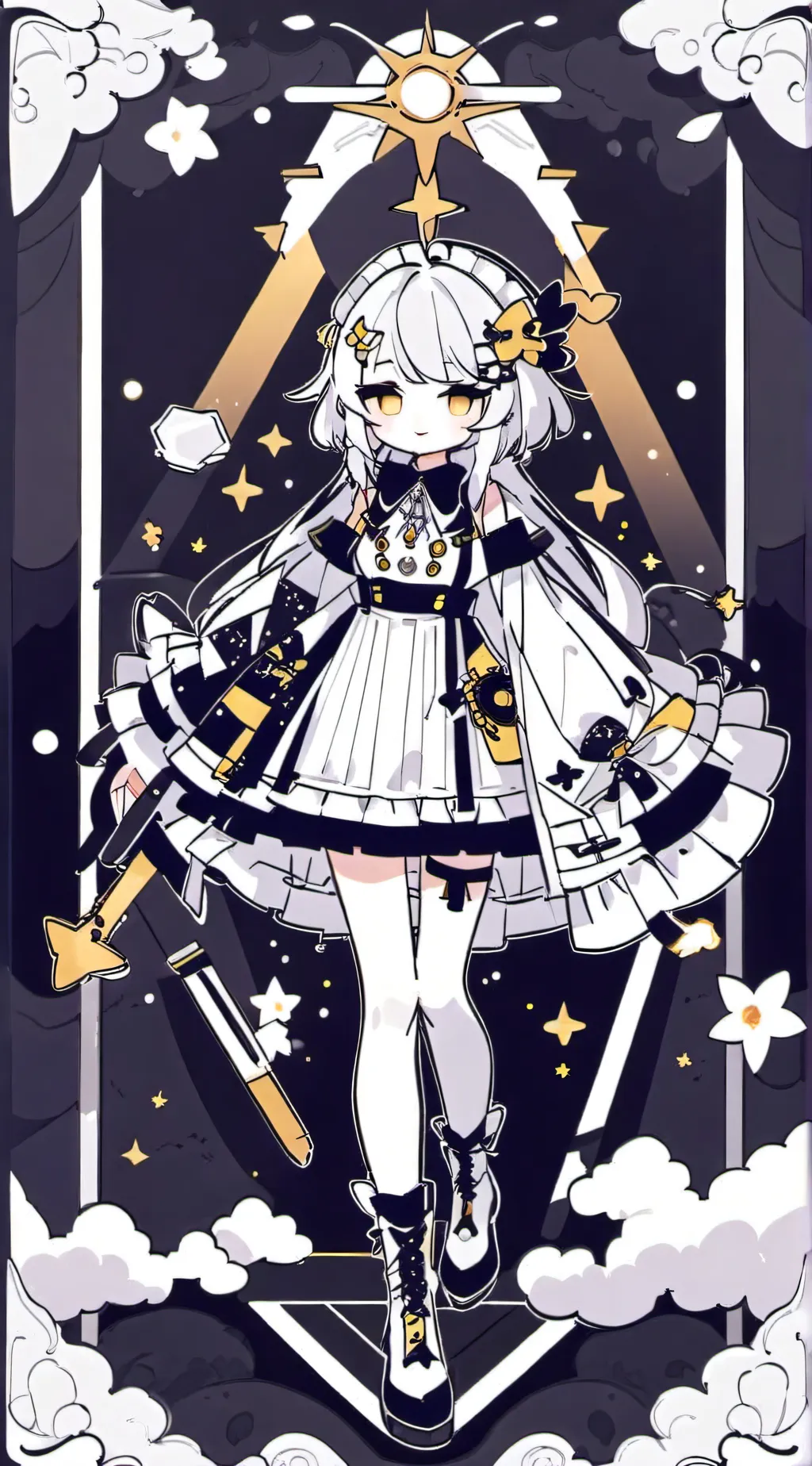 ai character: gacha cringe background