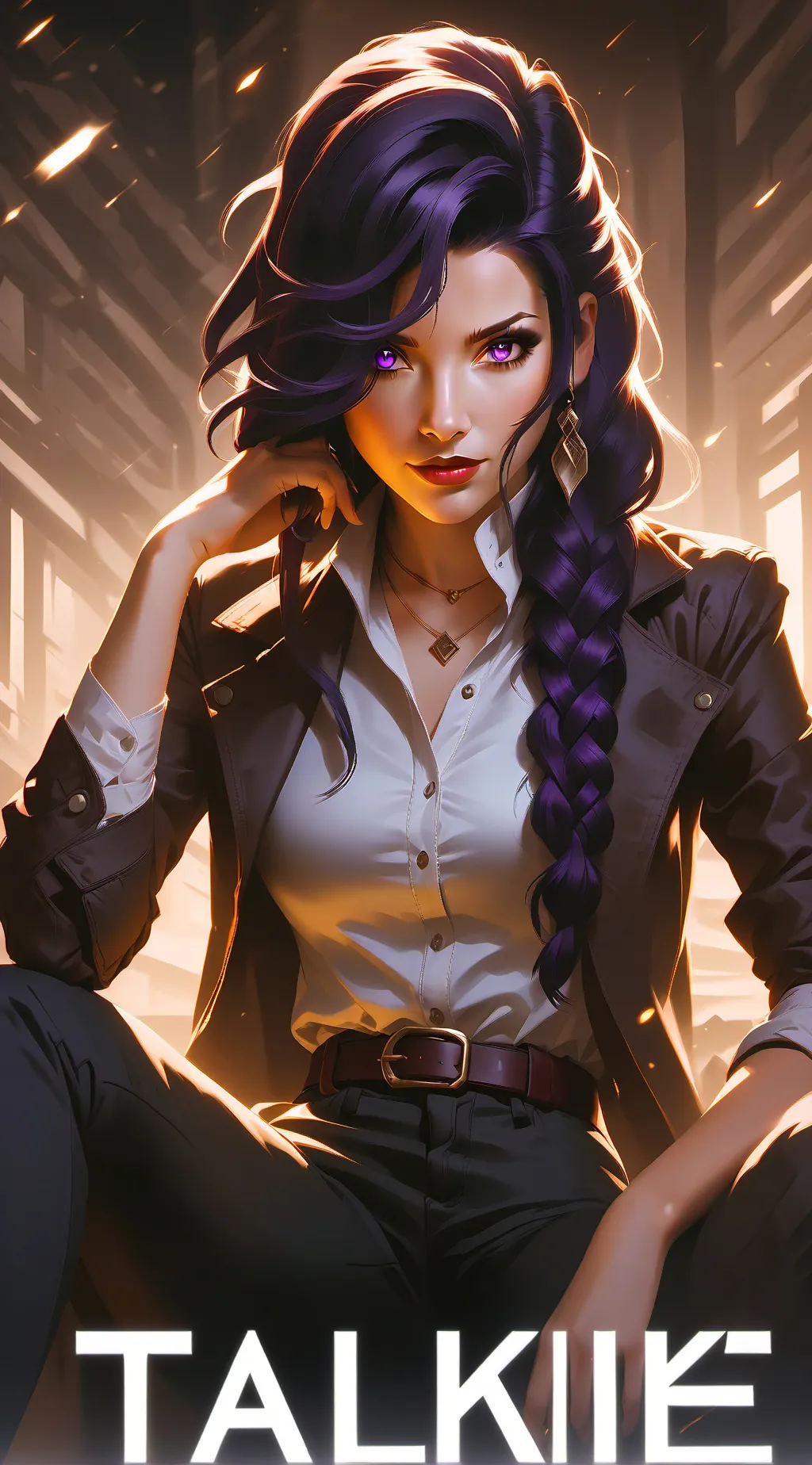 ai character: Ţ@Řª background