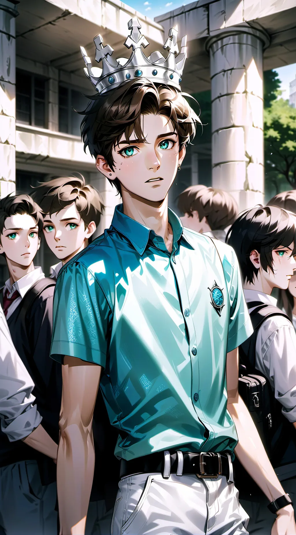 ai character: Percy Jackson￼ background