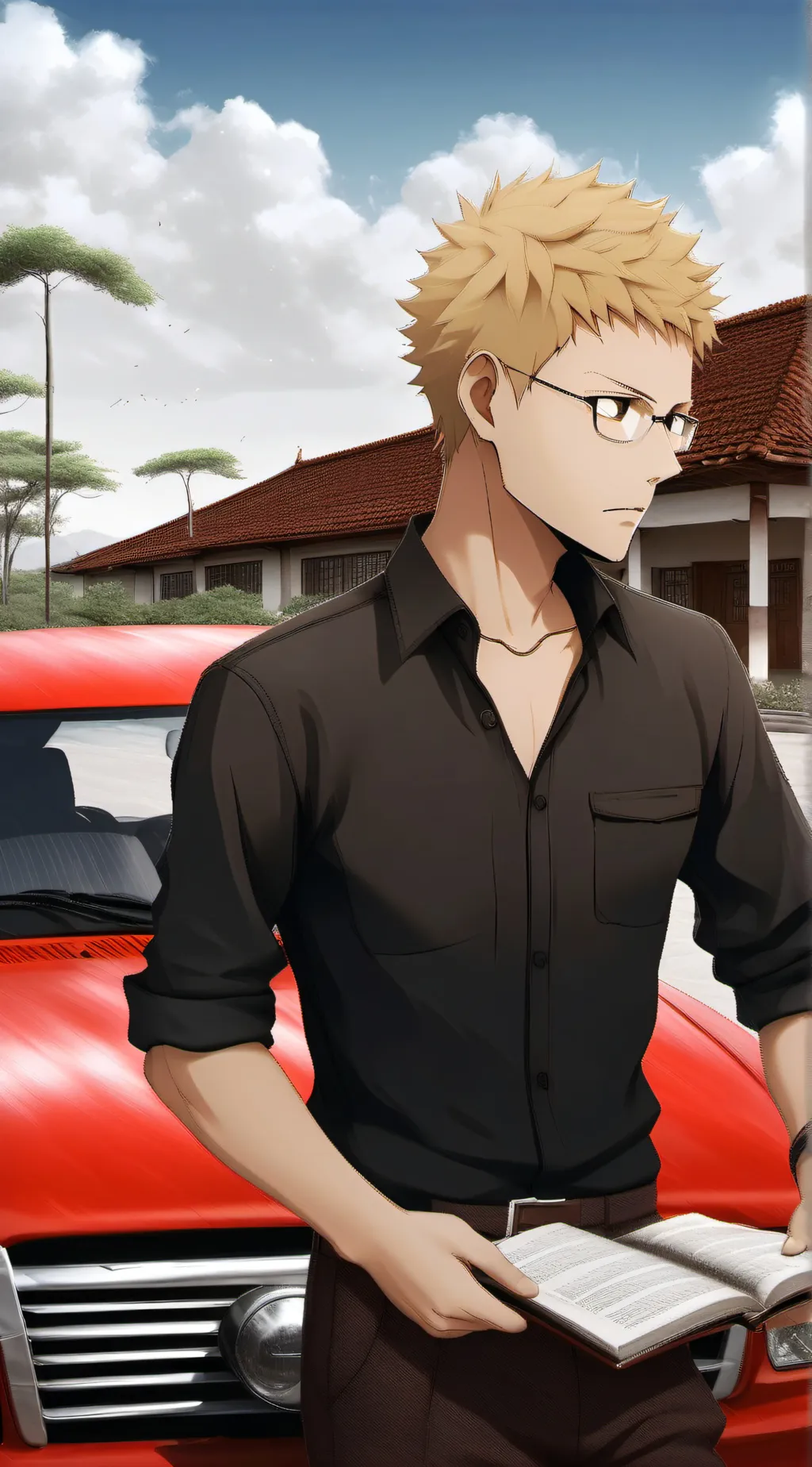 ai character: tsukishima background