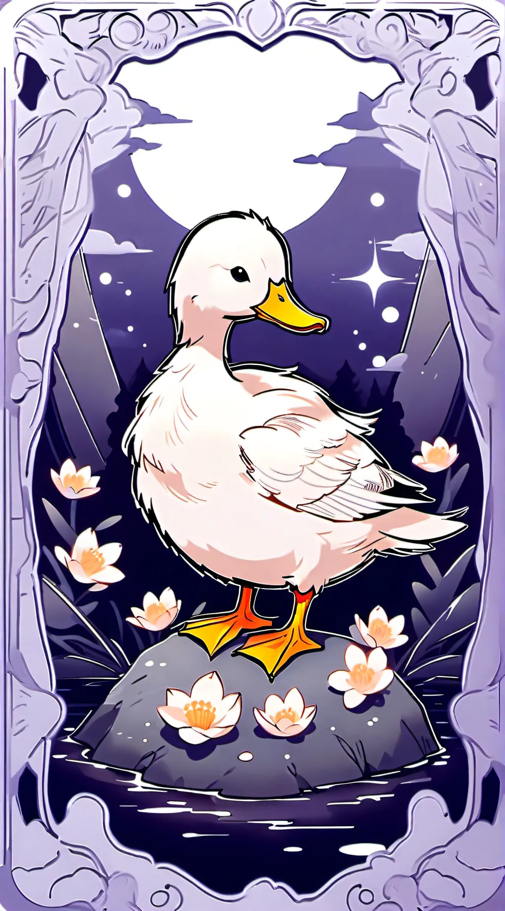 ai character: Ducky background