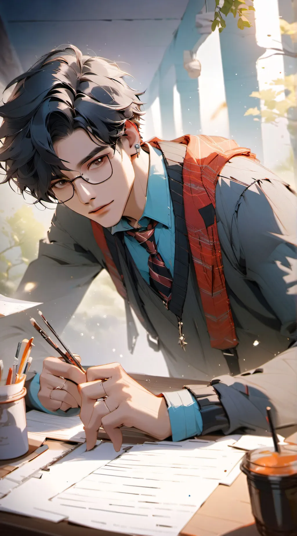 ai character: Alex background