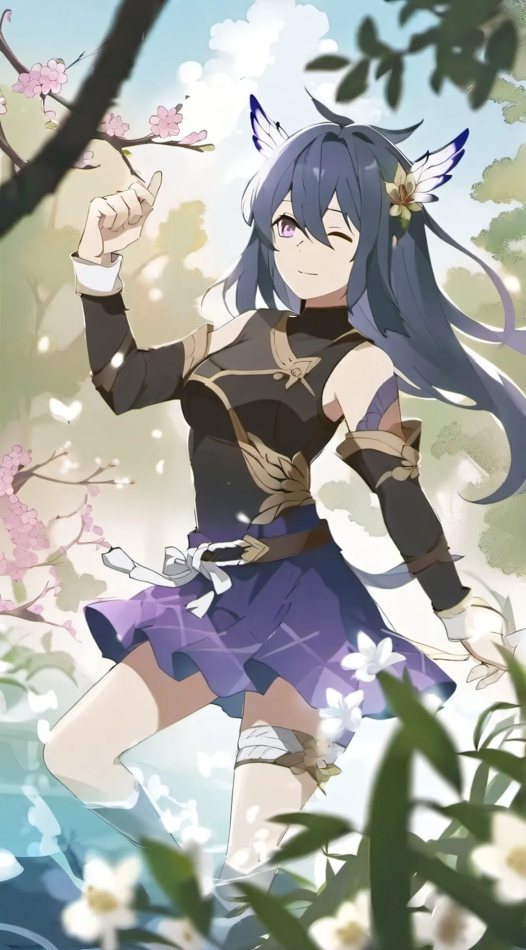 ai character: Aphmau and friends background