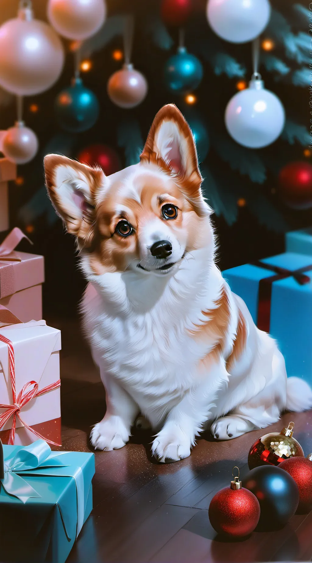 ai character: Mha Christmas🎄 background