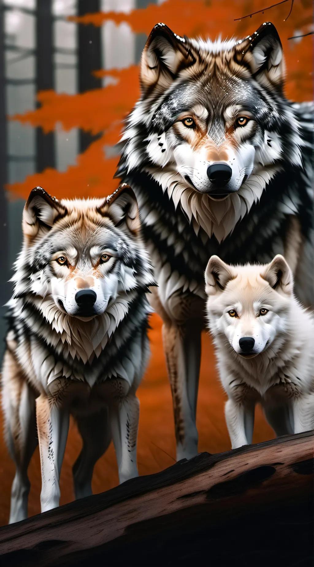 ai character: Wolf parents background