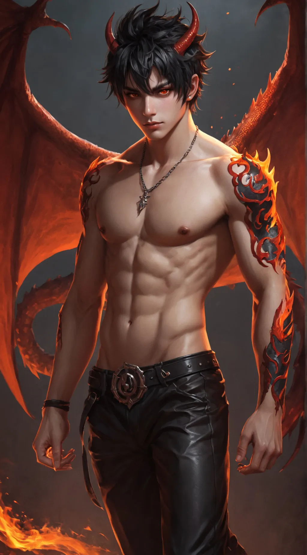 ai character: Damion  background