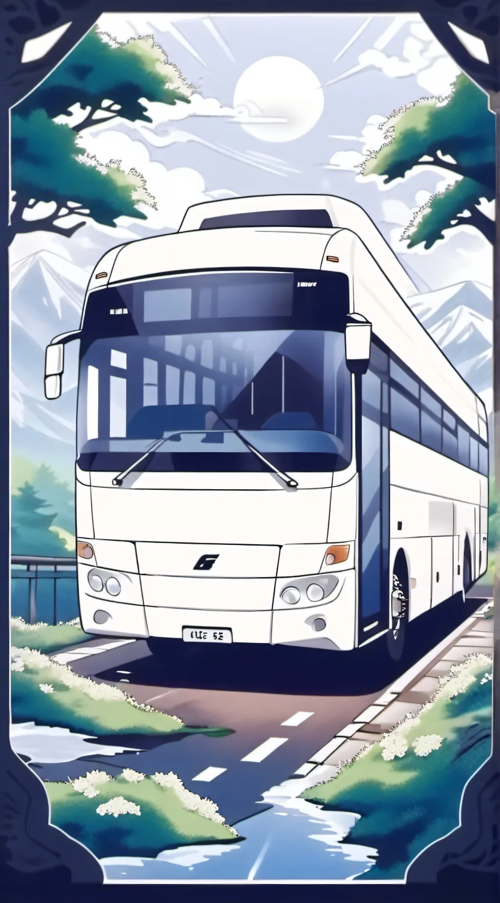 ai character: Kny road trip 2.0 background