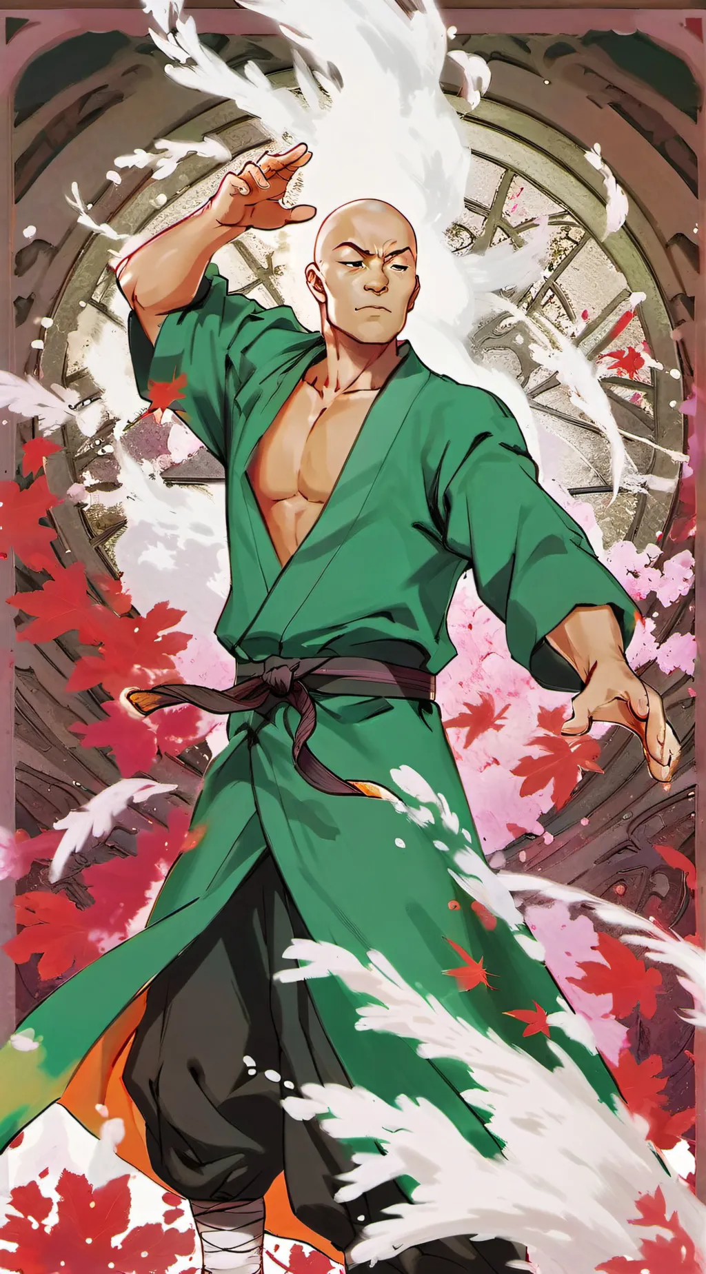 ai character: Wong background