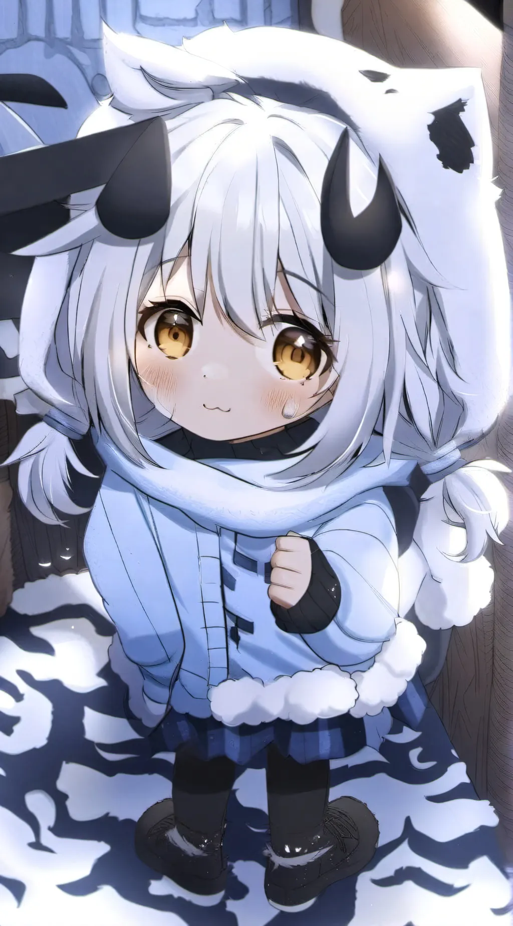 ai character: Nico kitty ￼ background