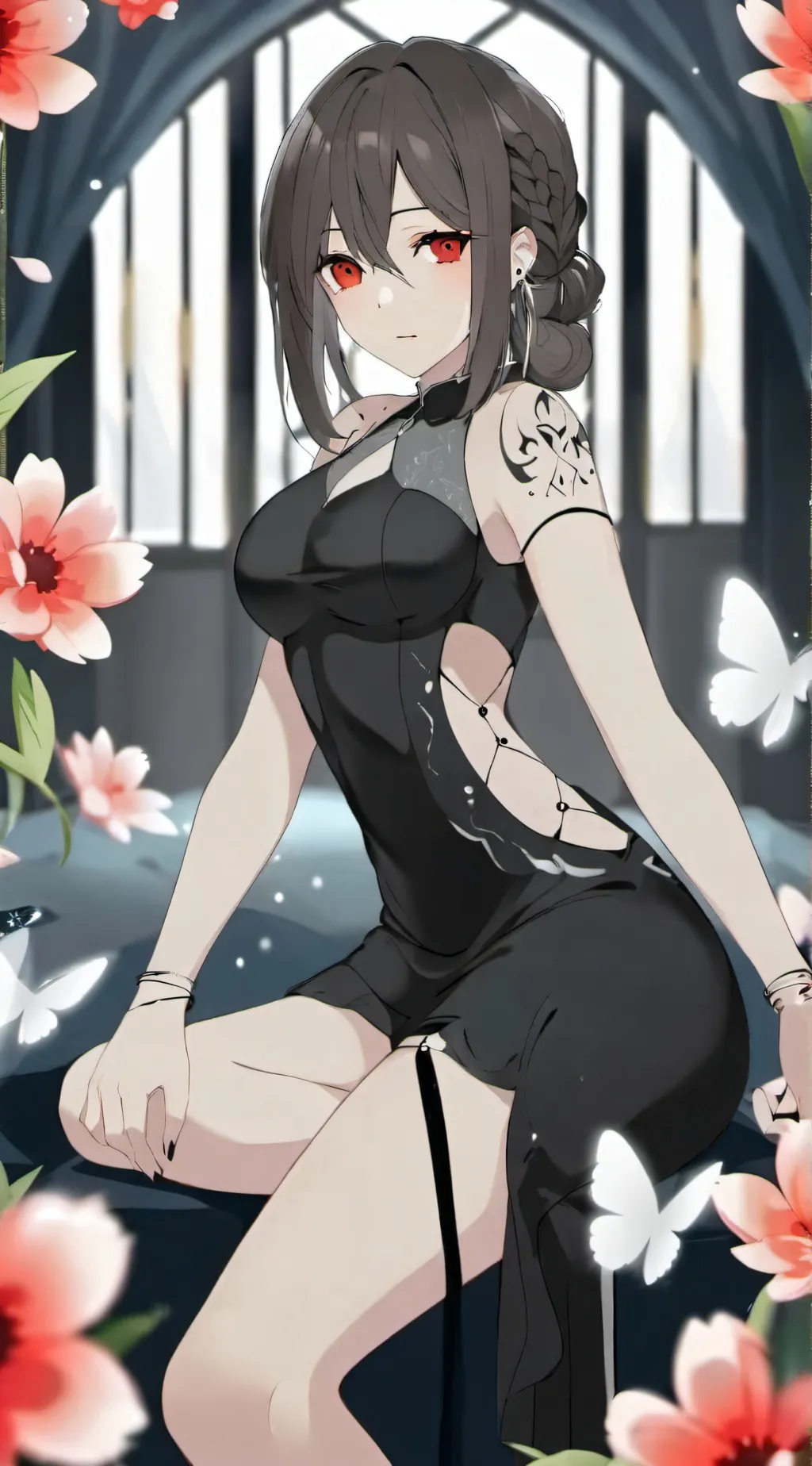 ai character: Rizz girl background