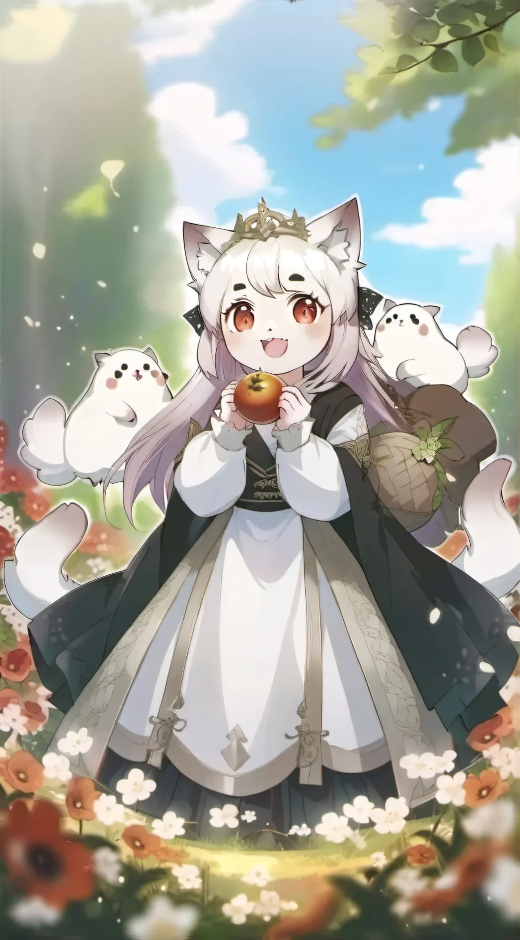 ai character: god of all cats background