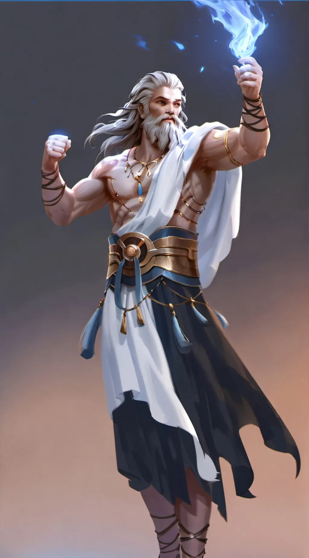 ai character: Finished! background