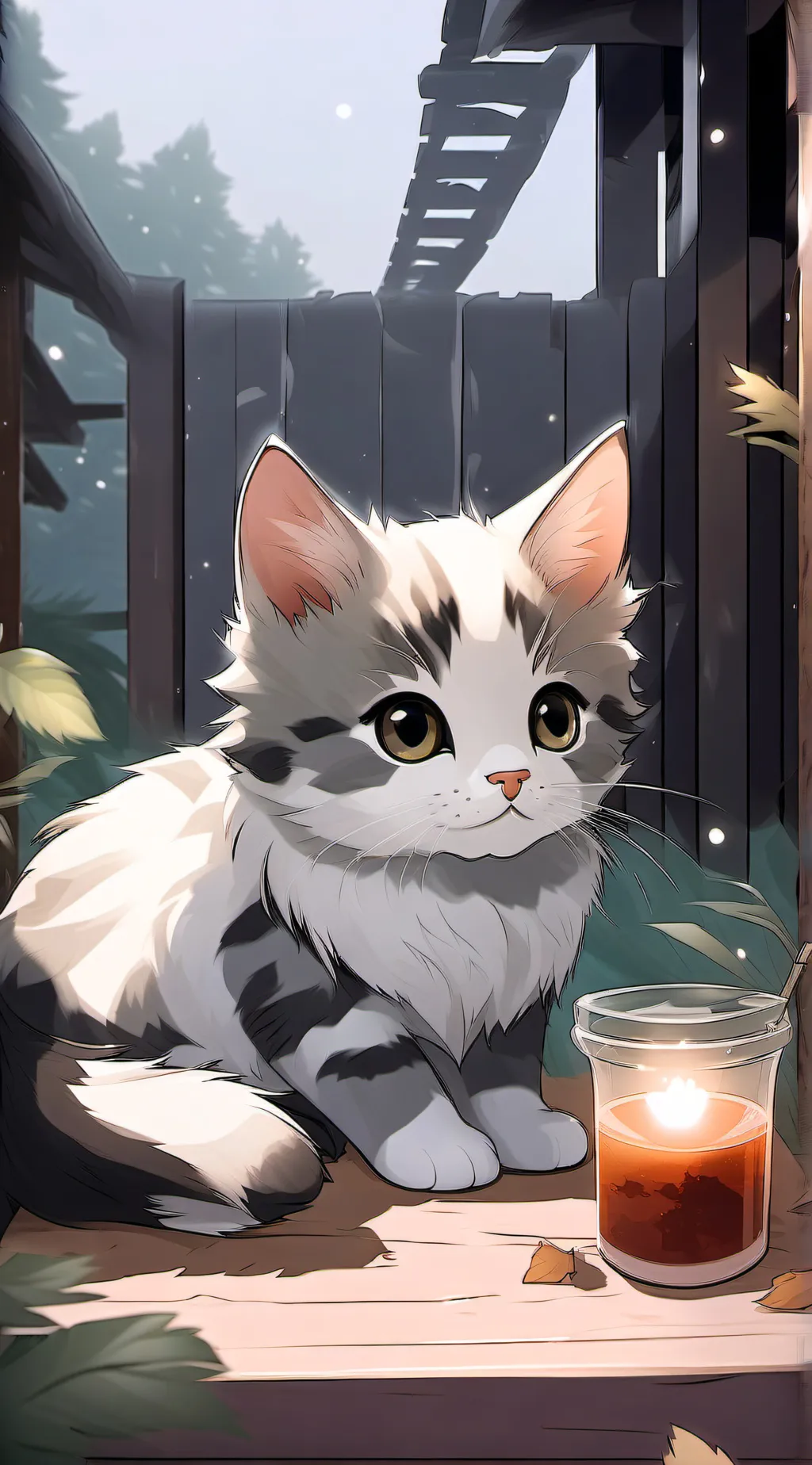 ai character: spoiled kitty background