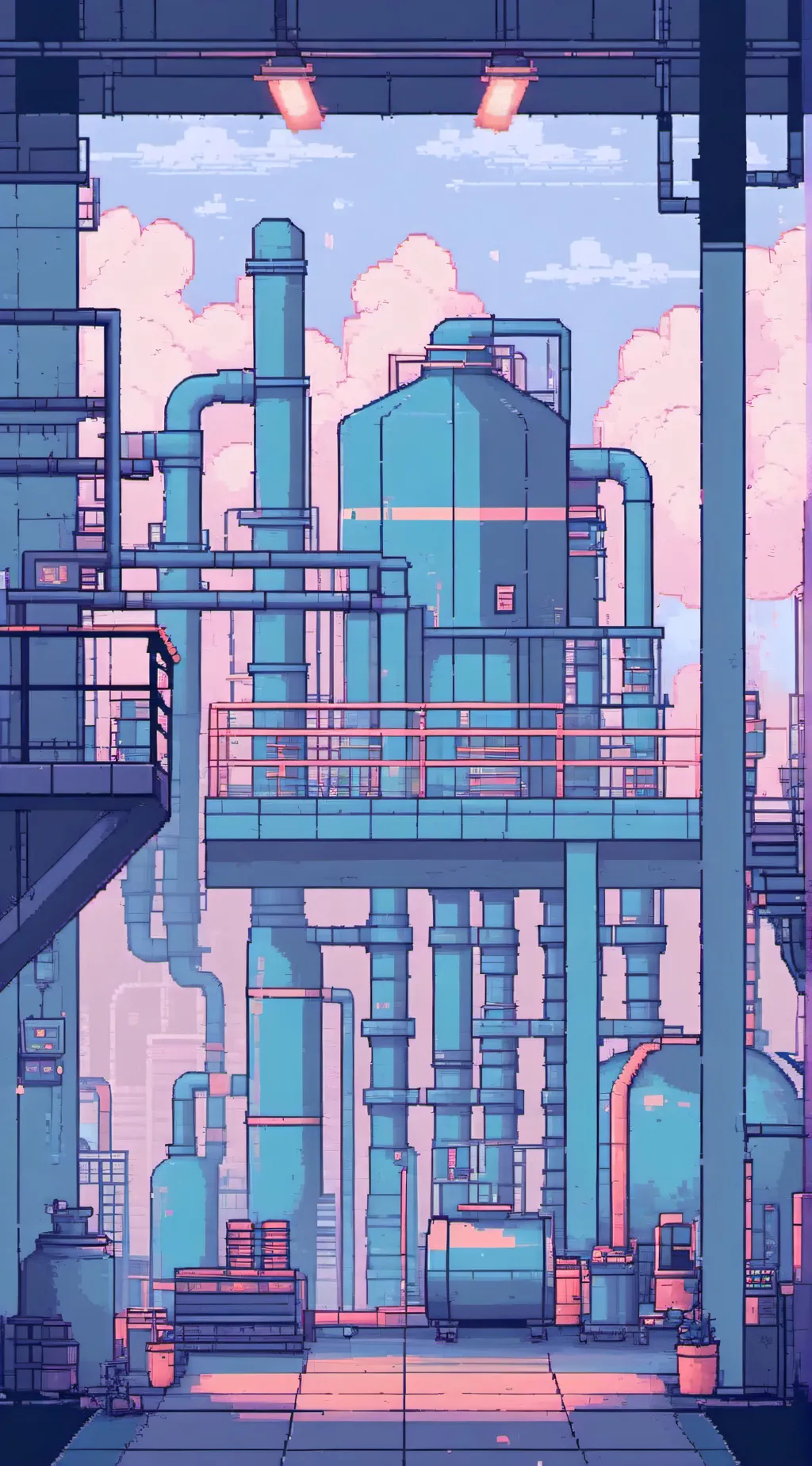 ai character: the MLP factory background