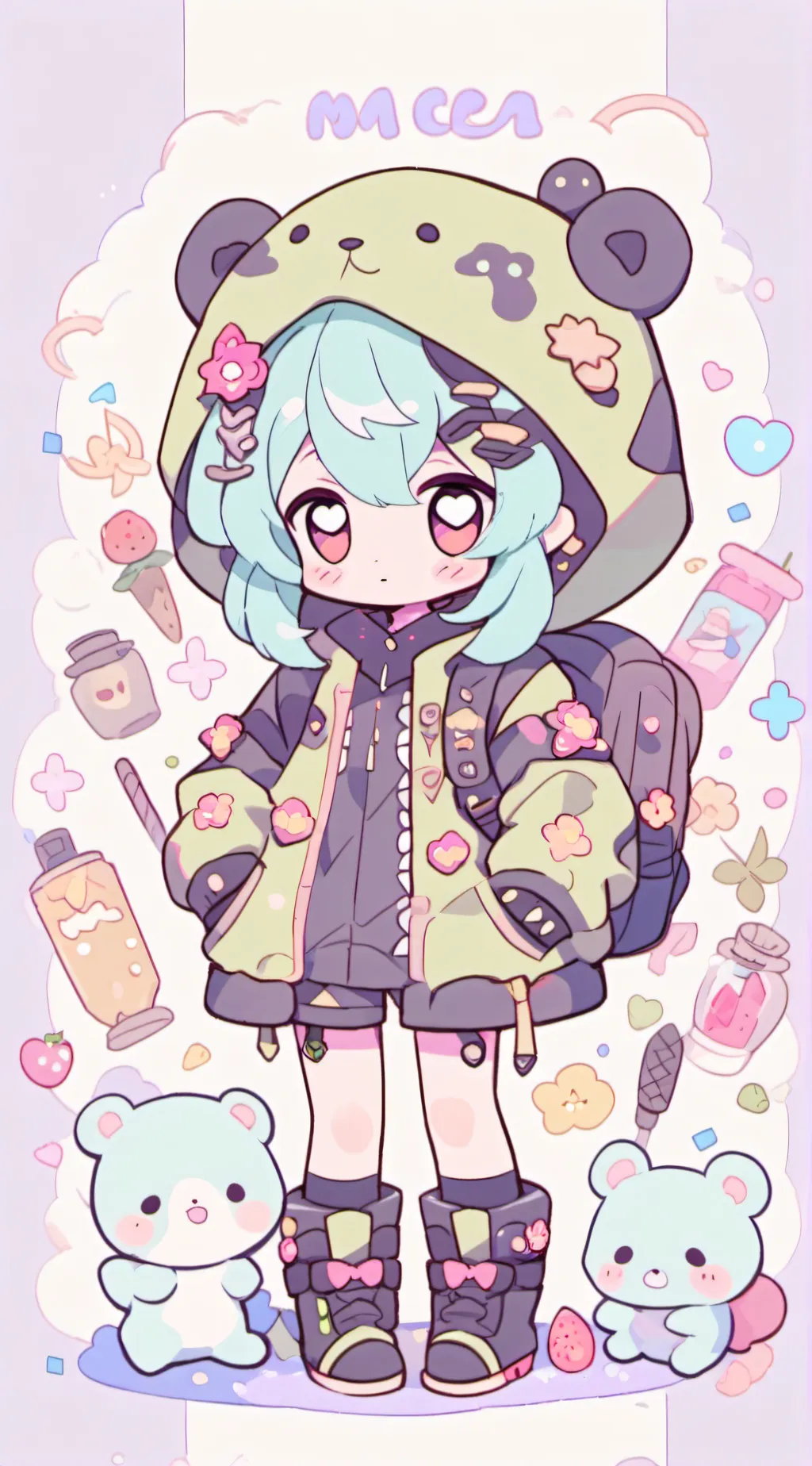 ai character: lilly  background