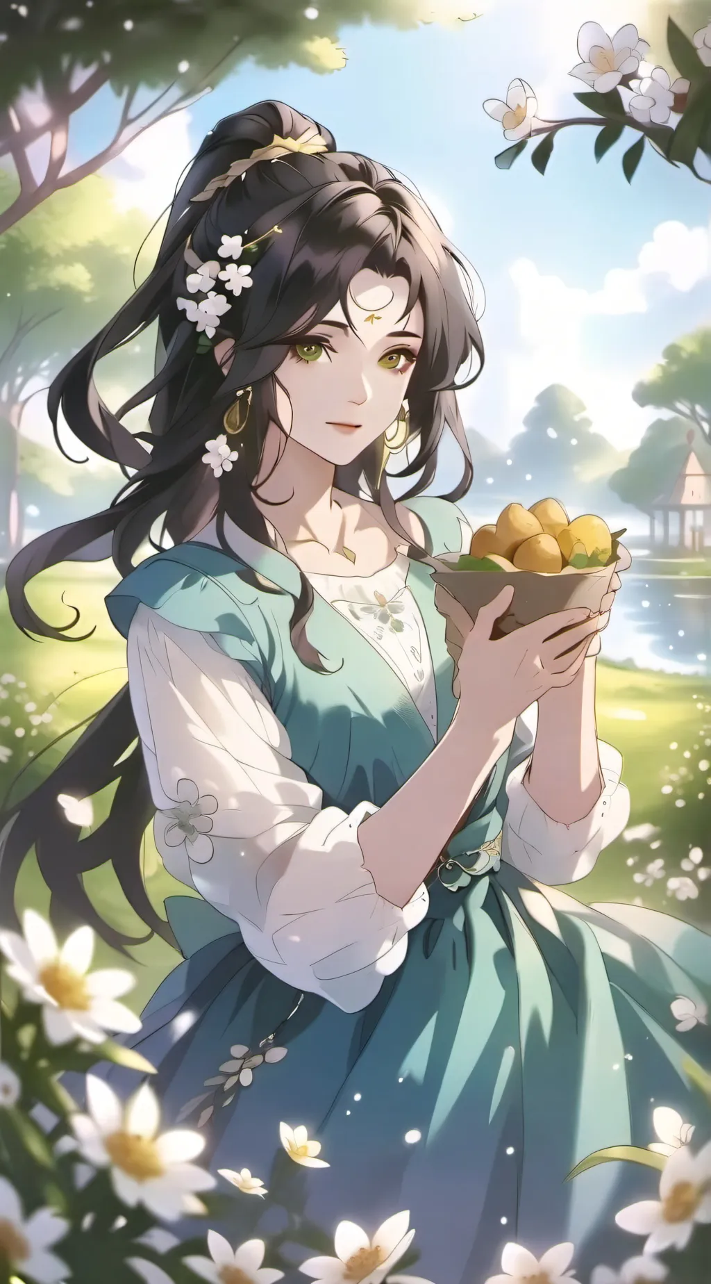 ai character: demon slayer  background