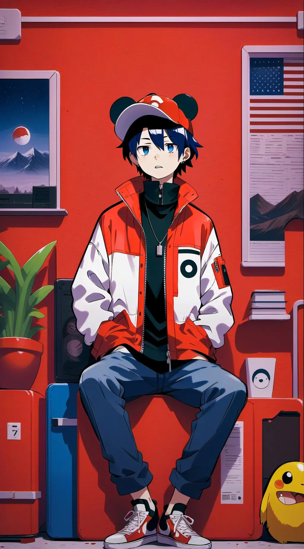 ai character: اهلا كيف الحال   background