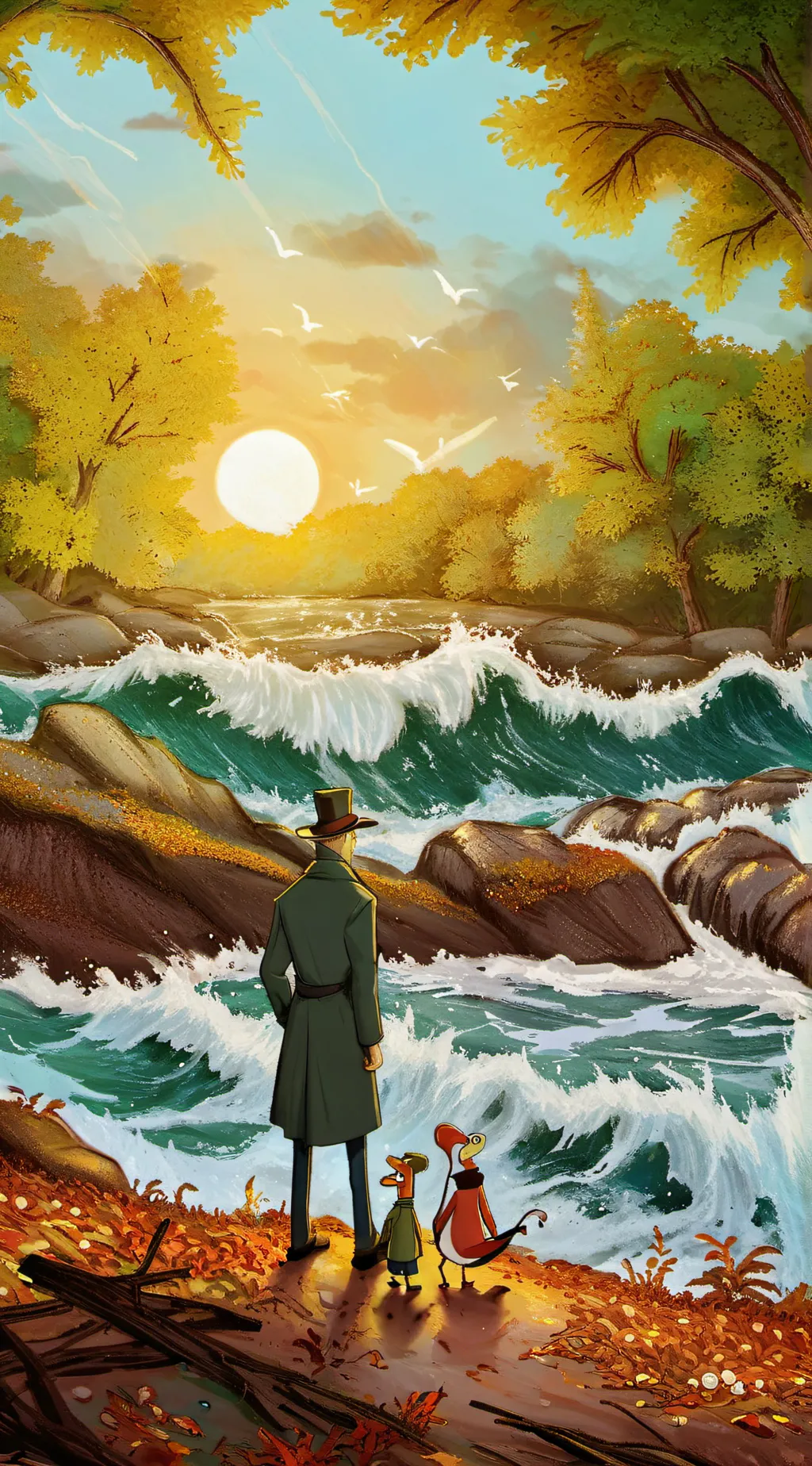 ai character: Phineas and Ferb  background