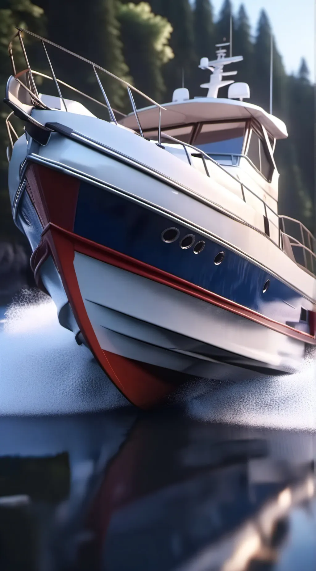 ai character: boat trip  background