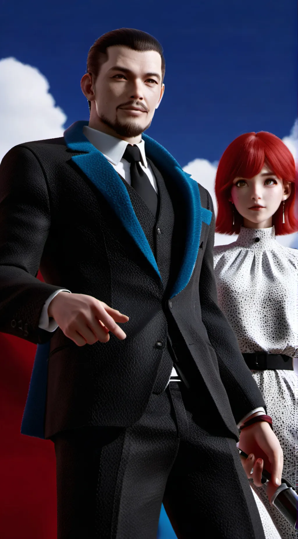 ai character: The mafia nanny  background