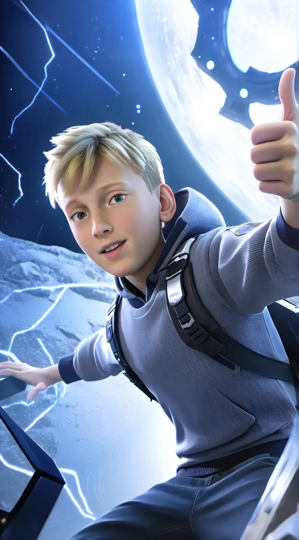 ai character: a mean kid background