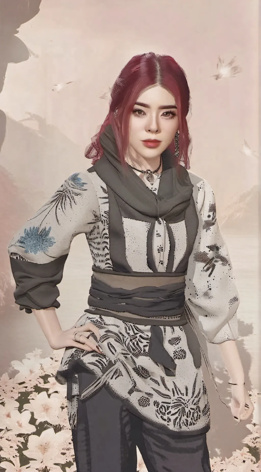 ai character: Lily & Lila background