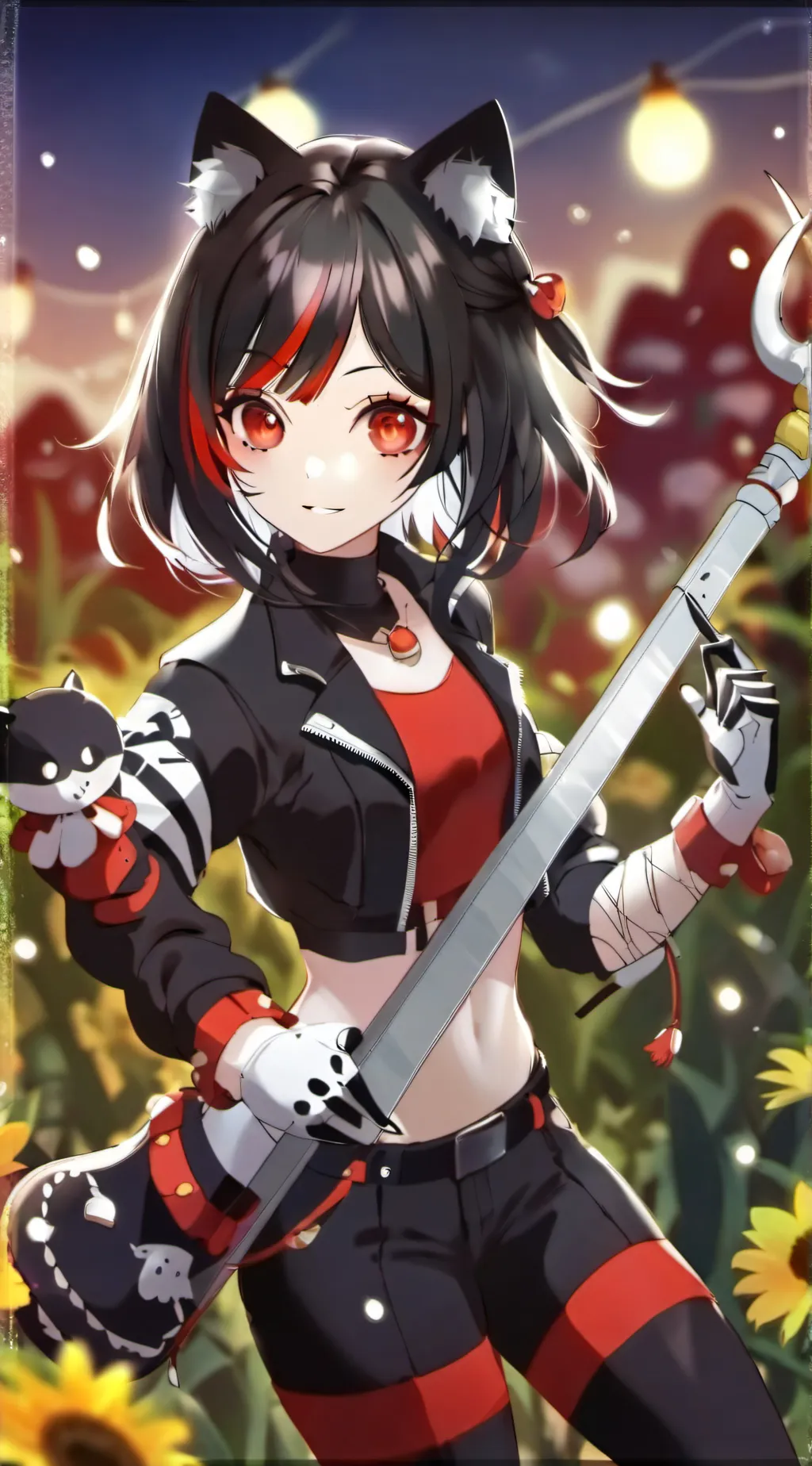 ai character: Marinette  background