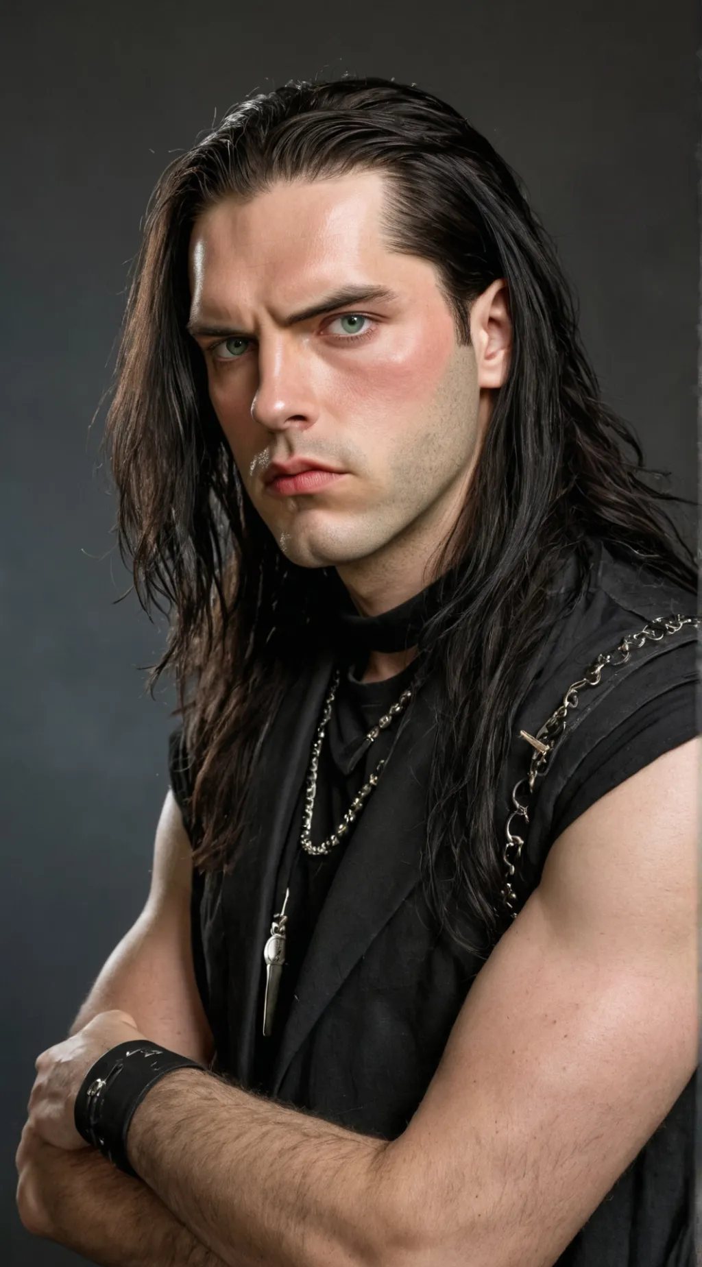 ai character:  Luther P. Karahan background