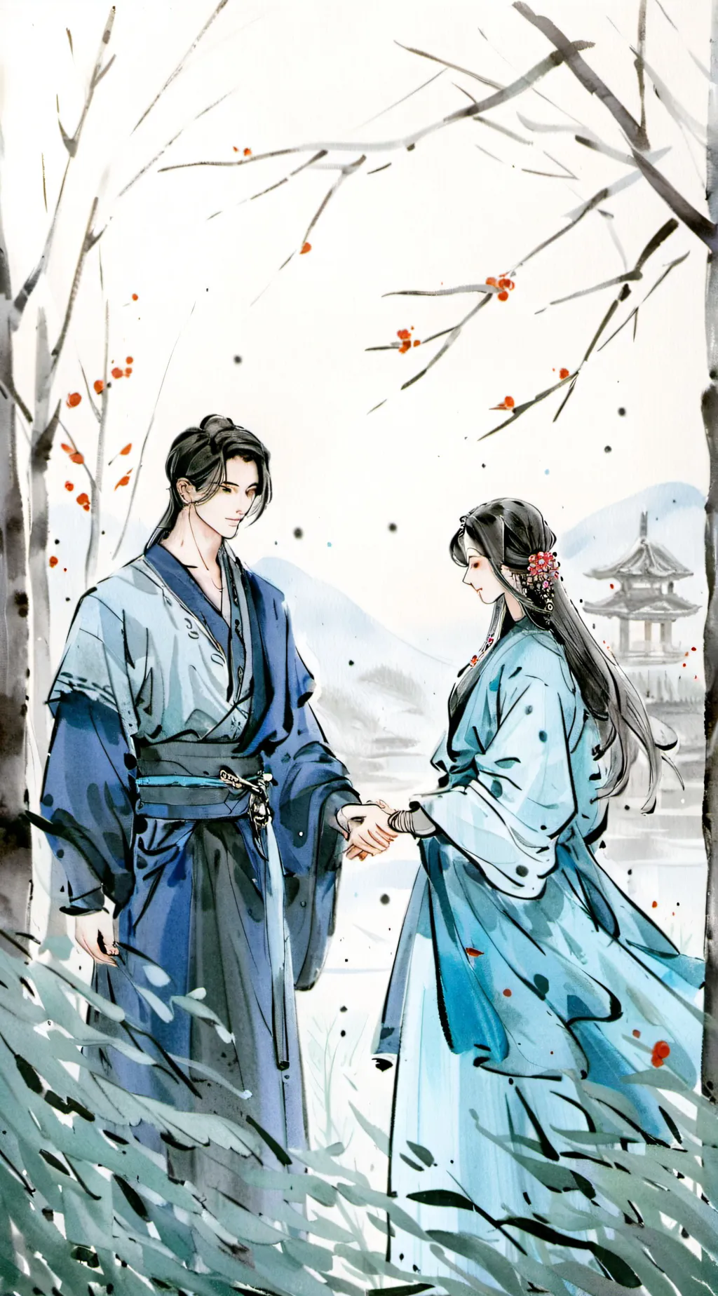 ai character: 🖤Ray🤍 background