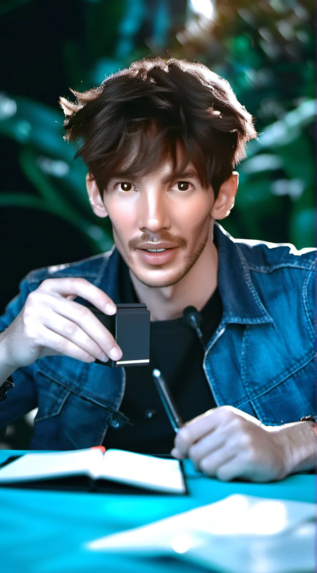 ai character: flamingo/albert background